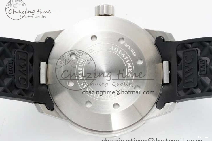 MIROTIME 0219 Aquatimer Automatic SS RSF 1:1 Best Edition White Orange Dial on Black Rubber Strap A Supportive 7069